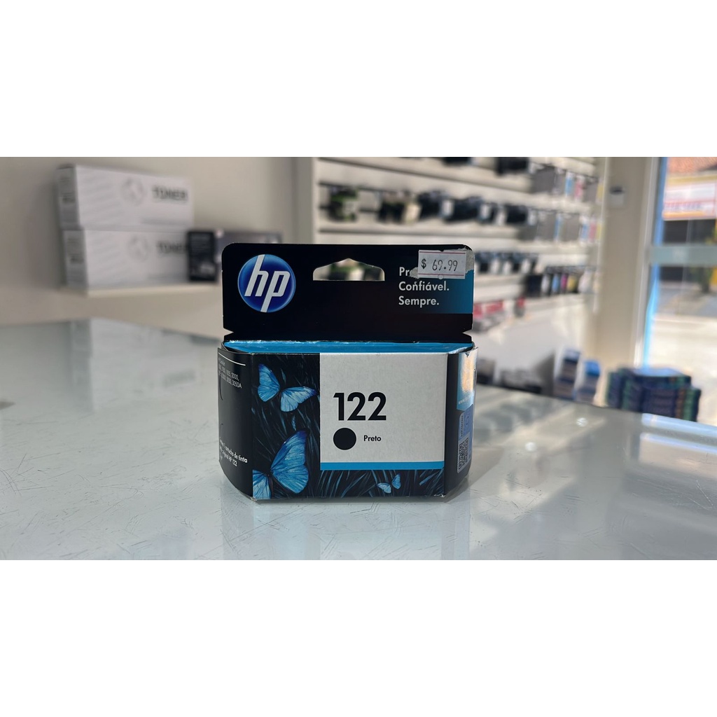 Cartucho De Tinta Hp Preto Original Novo Lacrado Shopee Brasil