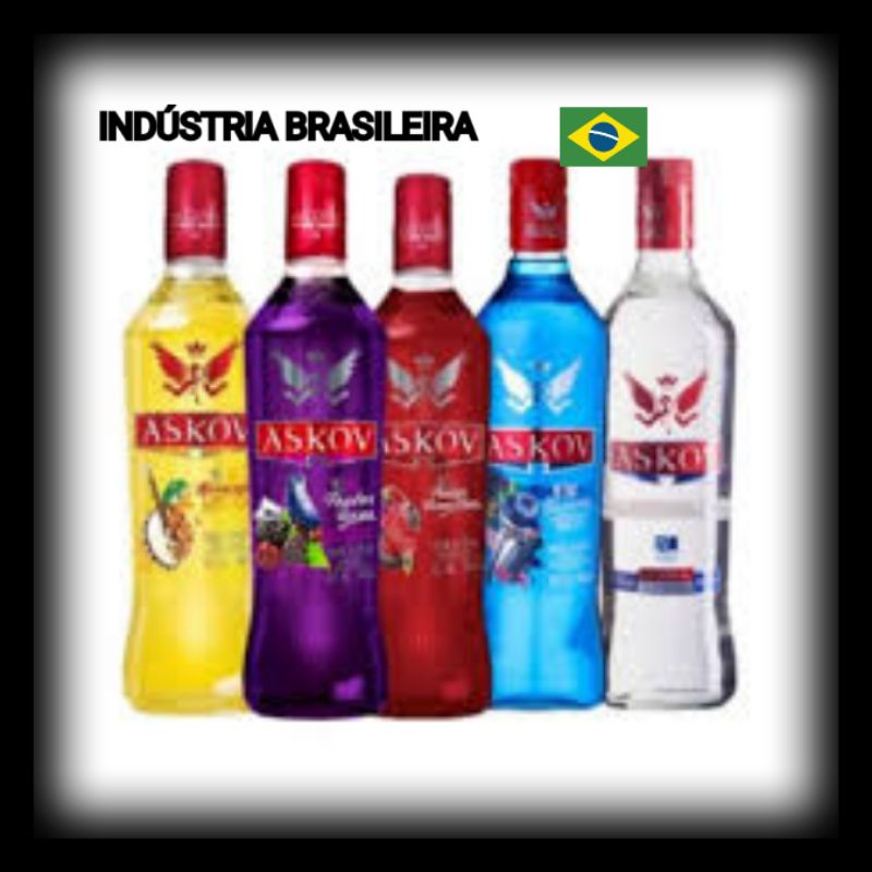 Vodka Askov Ml Kit Completo Shopee Brasil