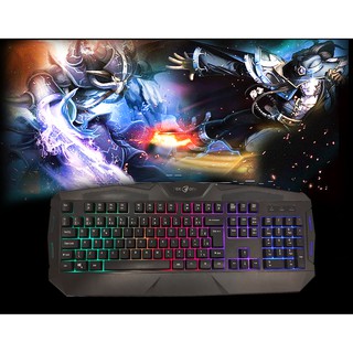 Teclado Gamer Semi Mecanico Tekone Pc Fio Teclado Gamer