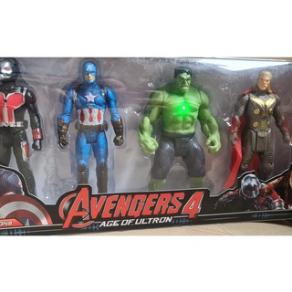 Kit Bonecos Super Her Is Avengers Marvel Vingadores Figuras De A O