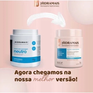 Creme Para Massagem Hidramais Neutro 1kg Shopee Brasil