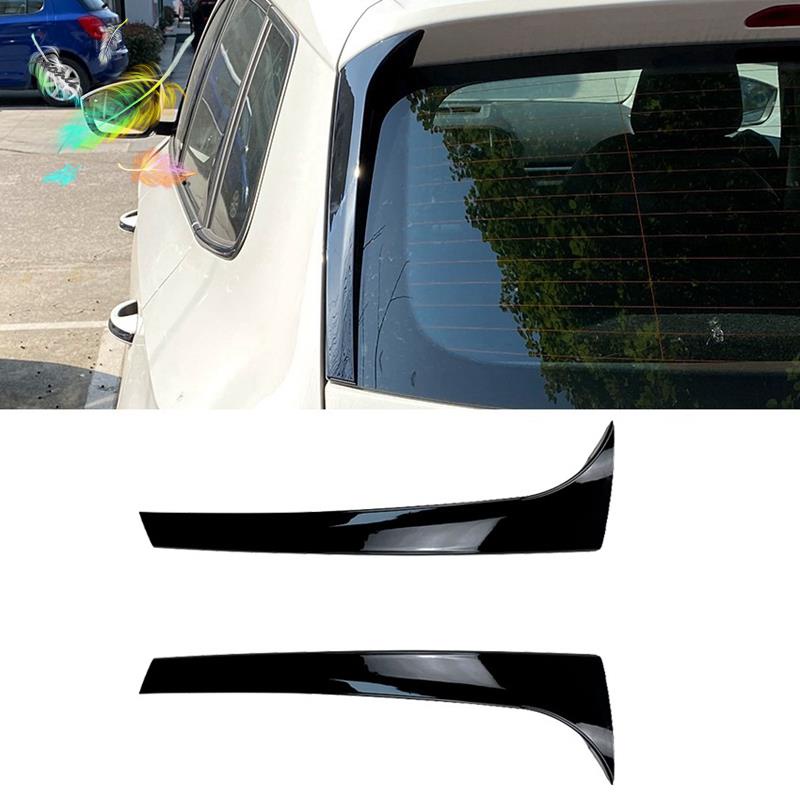 Telhado De Asa Spoiler Para Skoda Karoq Gloss Preto Traseiro Janela