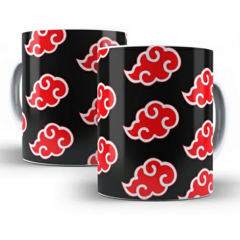 Caneca Akatsuki Nuvens Vermelhas Shopee Brasil