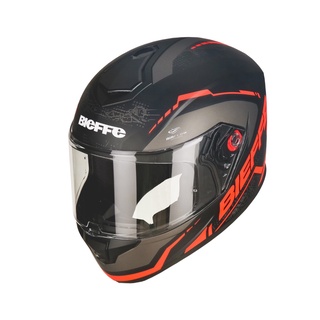 Capacete Bieffe B12 Naked Preto Fosco Vermelho Shopee Brasil