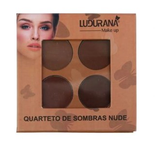 Quarteto De Sombras Nude Ludurana Shopee Brasil