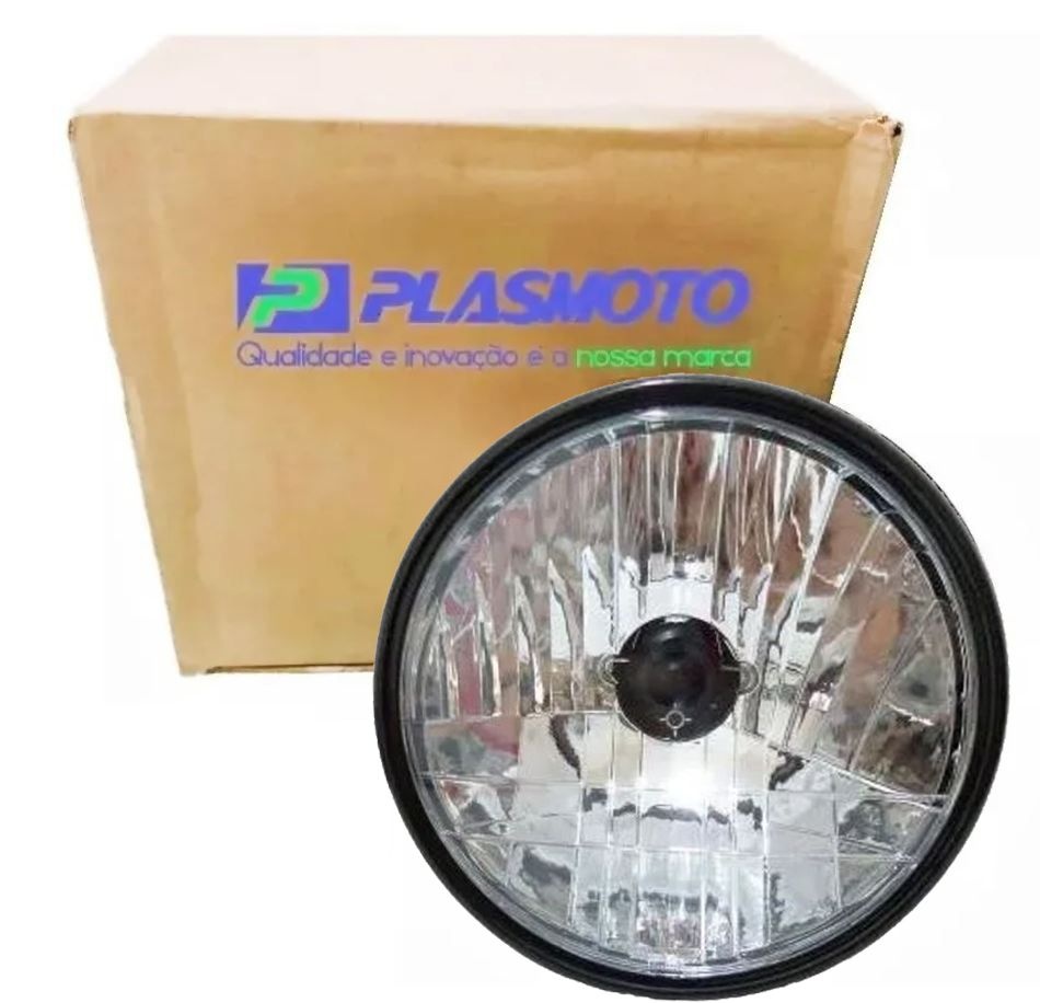 Bloco Optico Farol Honda Titan 150 De 04 A 08 Plasmoto Shopee Brasil