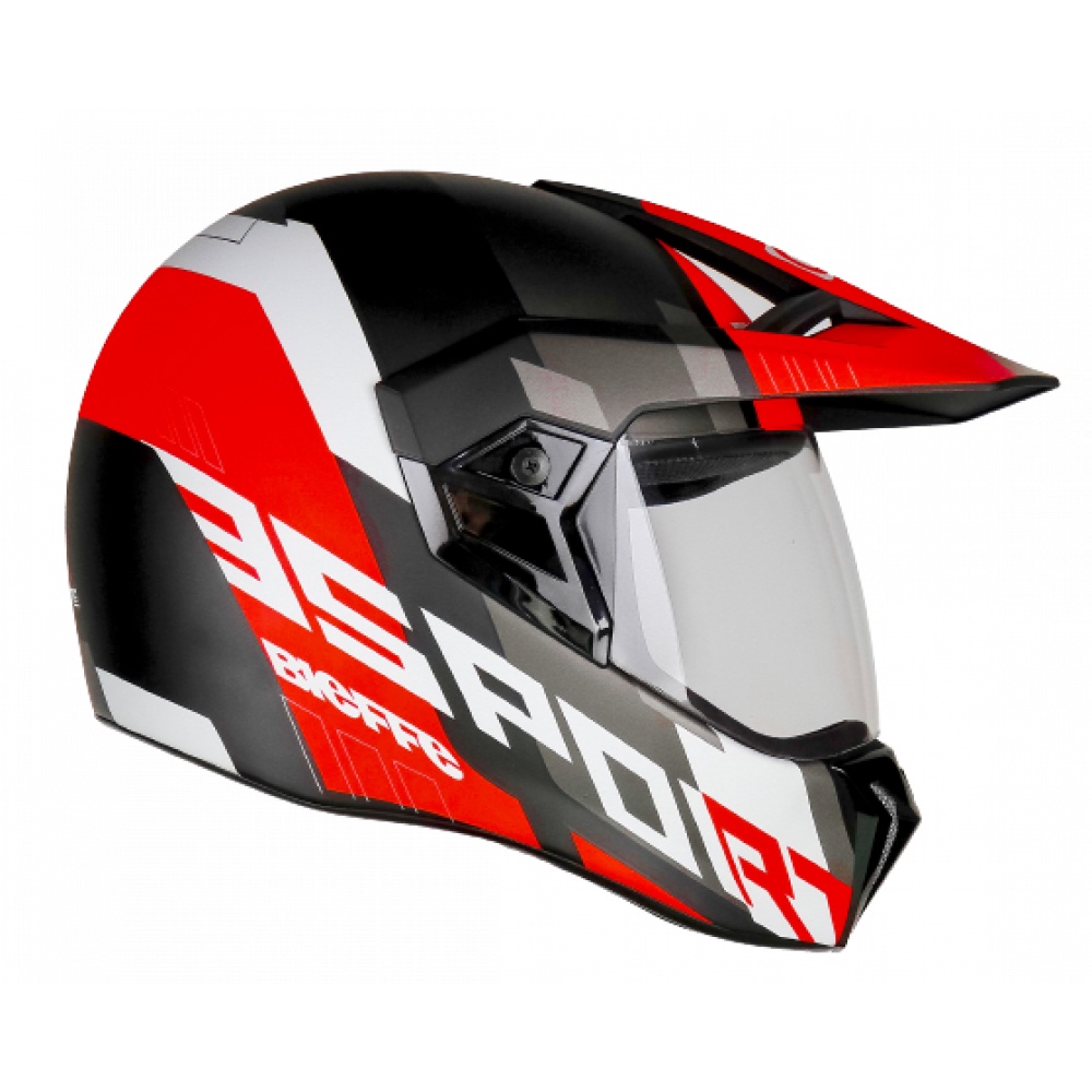 Capacete Moto Bieffe Sport Adventure Preto Grafite Shopee Brasil