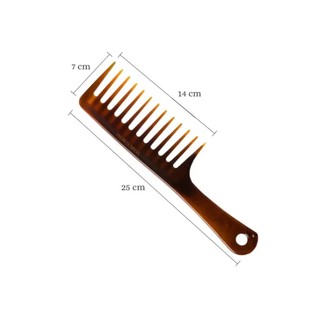 Pente Grande Luxo Dentes Largos Para Pentear Cabelo Marco Boni Shopee