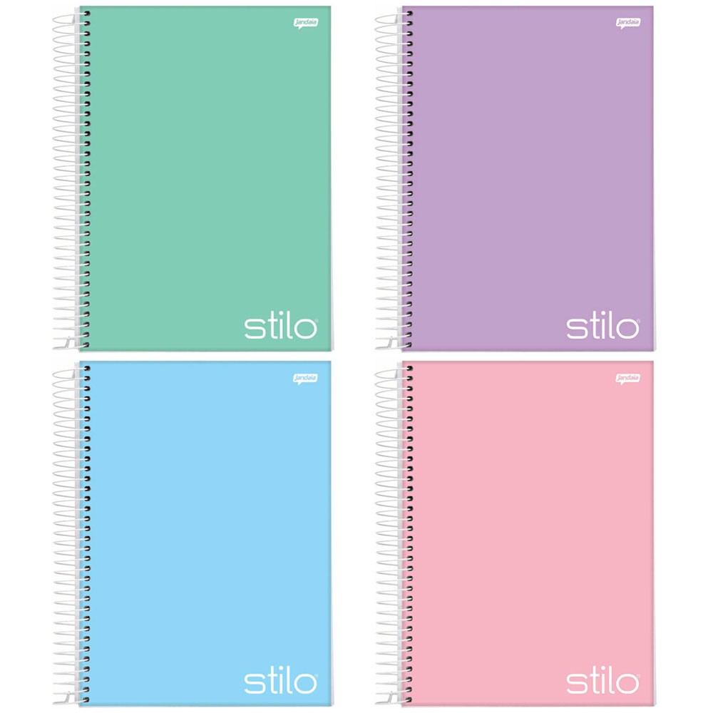 Caderno Capa Dura 80 Folhas 140MMX200MM Tom Pastel Tons Pasteis