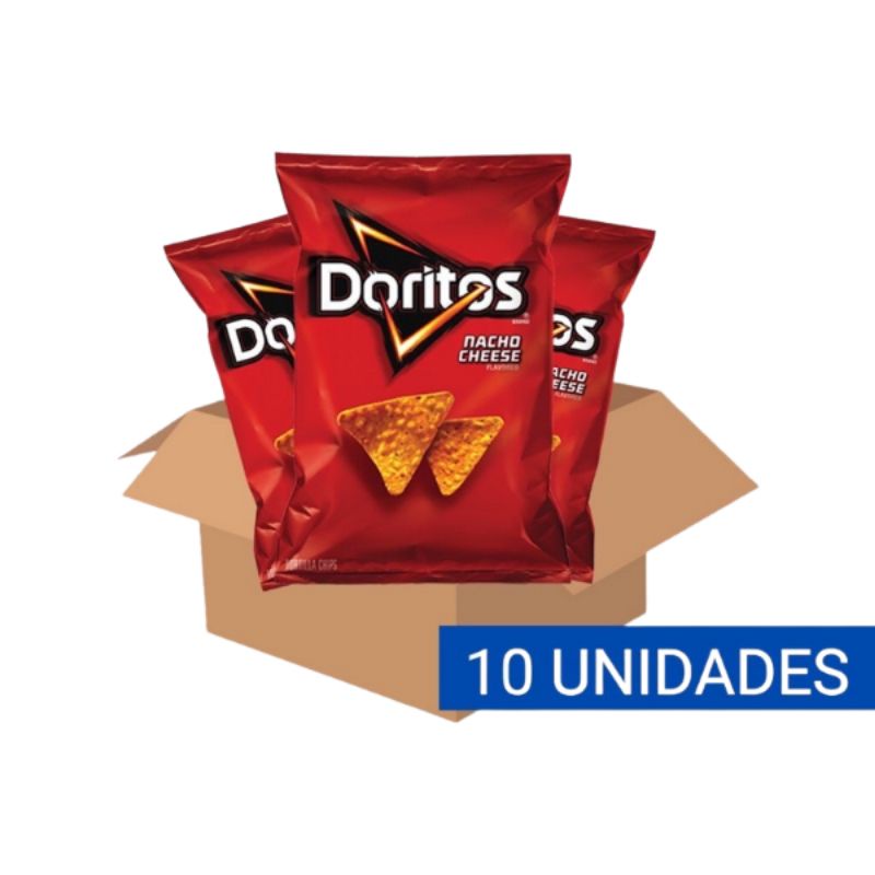 Doritos Queijo Nacho Biscoito Salgadinho Kit Combo Pacotes G