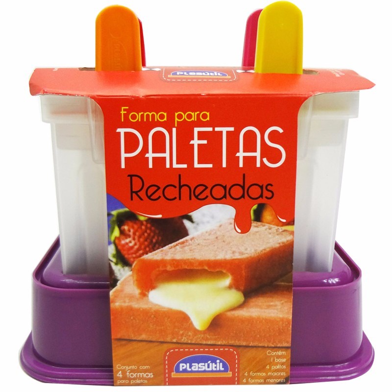 Kit De Forma De Picol Para Paleta Mexicana Recheada Palitos