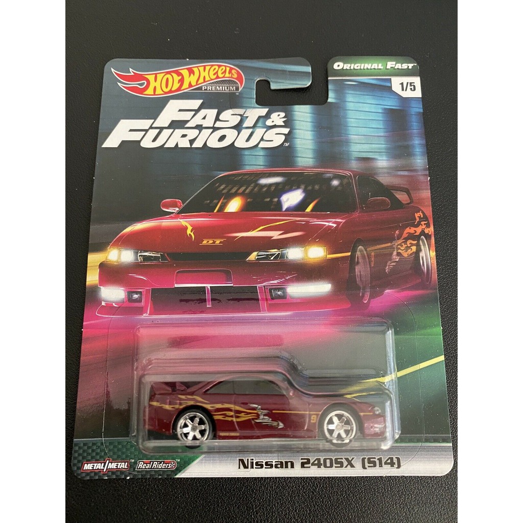 Bx409 Hot Wheels Premium Nissan 240sx S14 Fast Furious Velozes