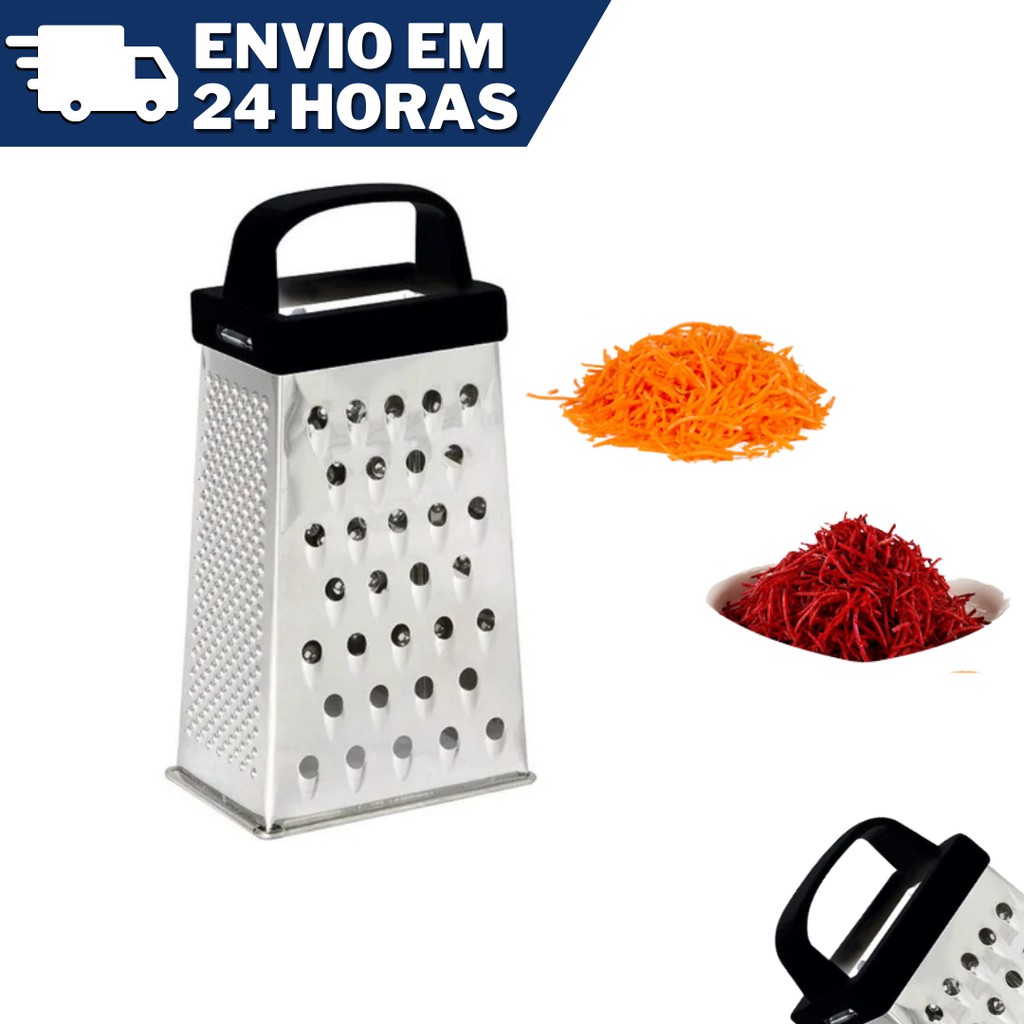 Ralador Mini De A O Inox Faces Cm Clink Envio Imediato Shopee Brasil