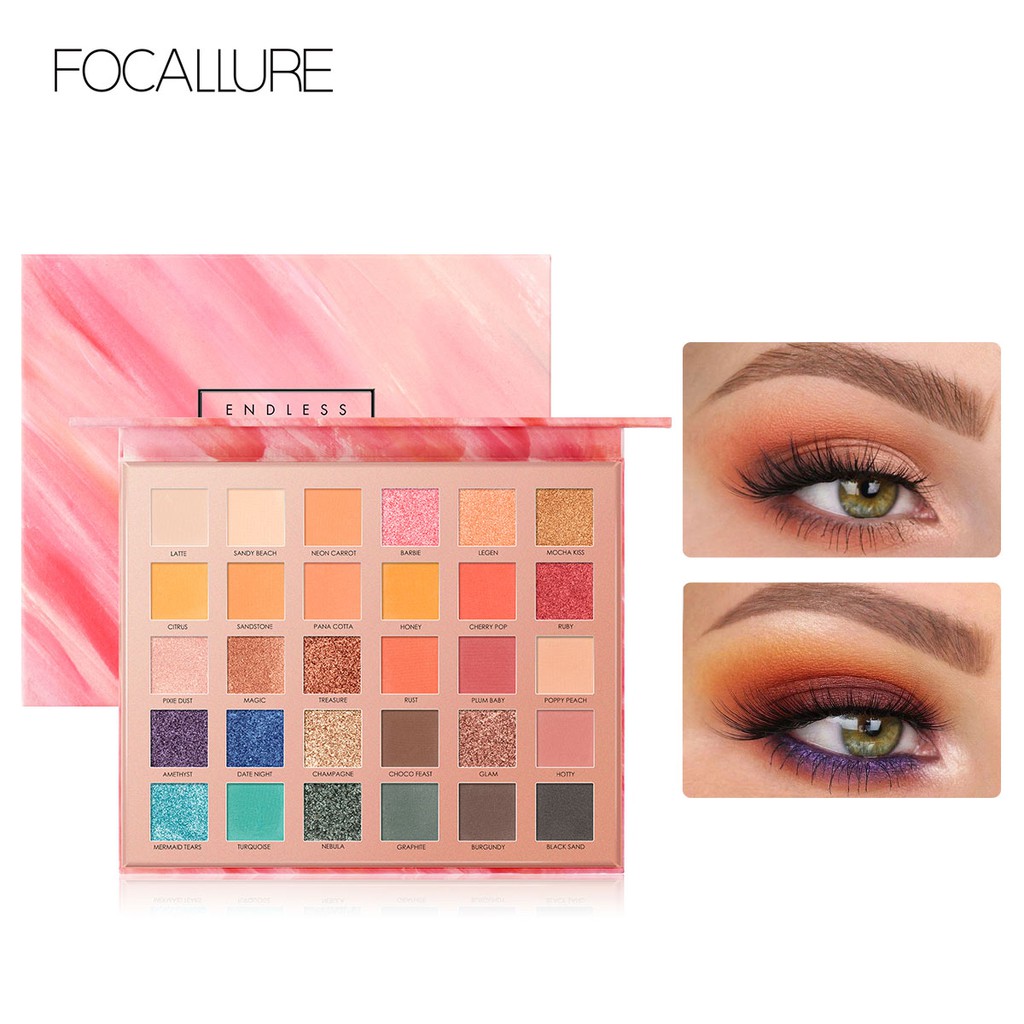 FOCALLURE Possibilidades Paleta Para Sombra 30 Cores Shopee Brasil