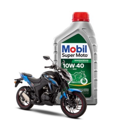 Kit troca de Óleo DR 160 FI 2021 Mobil 4t 10w40 Mx Super Moto