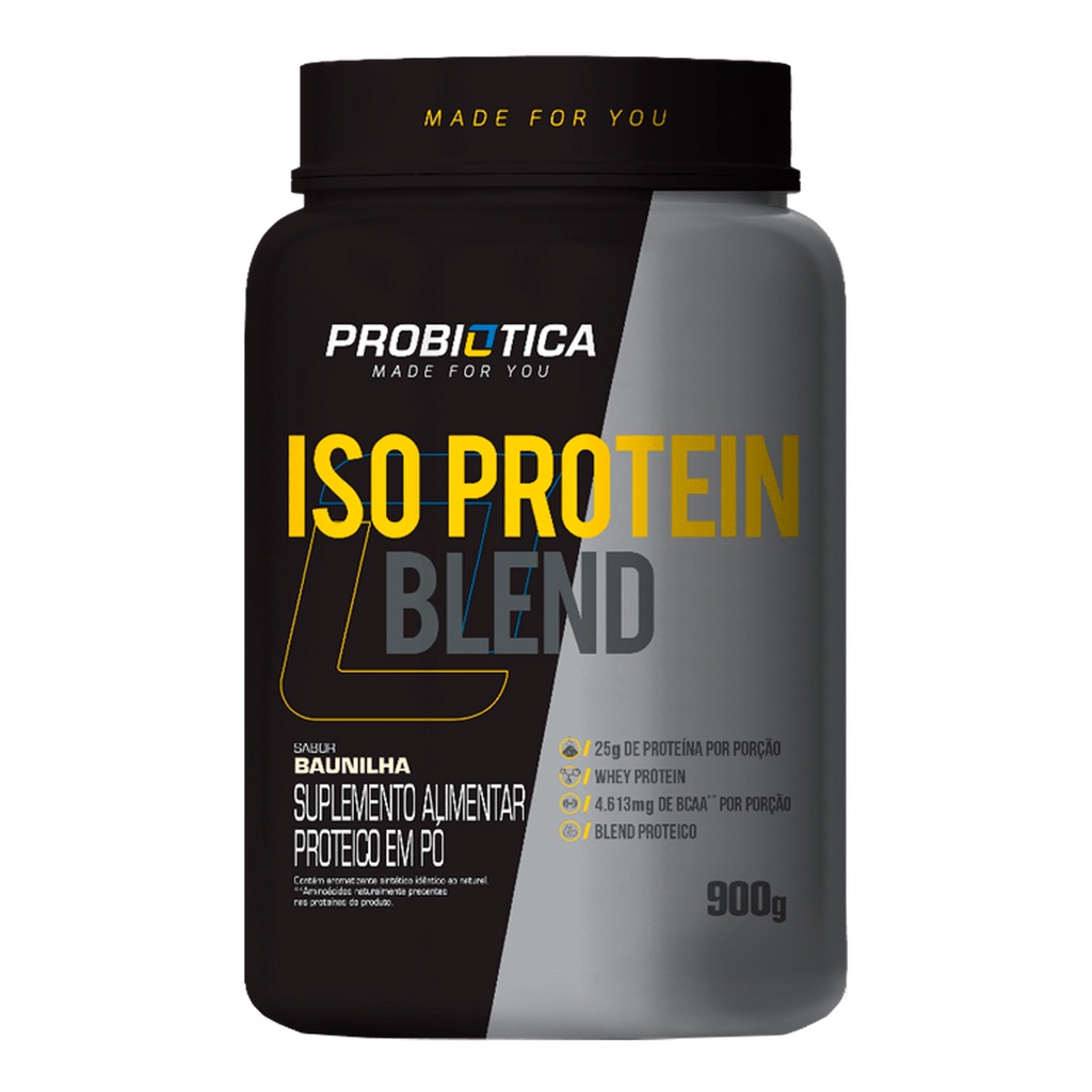 Whey Isolado Dux 900g 24g De Proteína 100 Isolada Alta