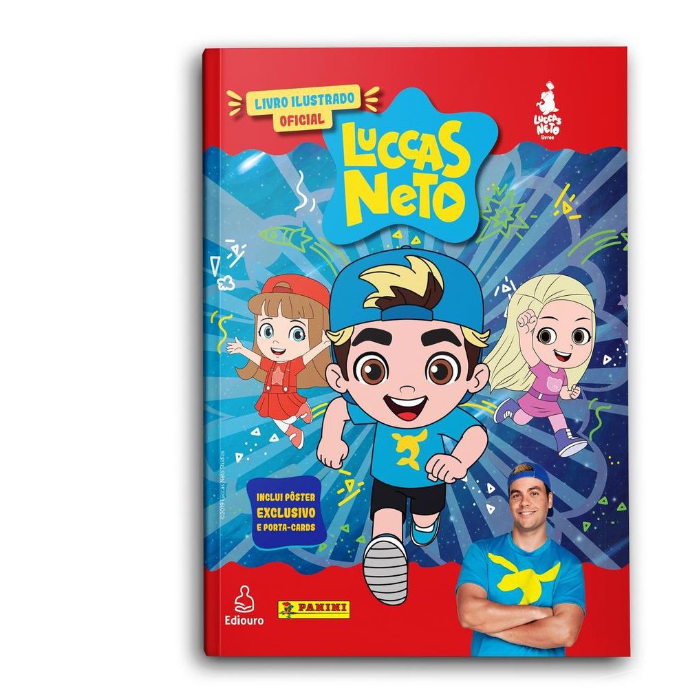 Lbum De Figurinhas Luccas Neto Capa Dura Novo Shopee Brasil