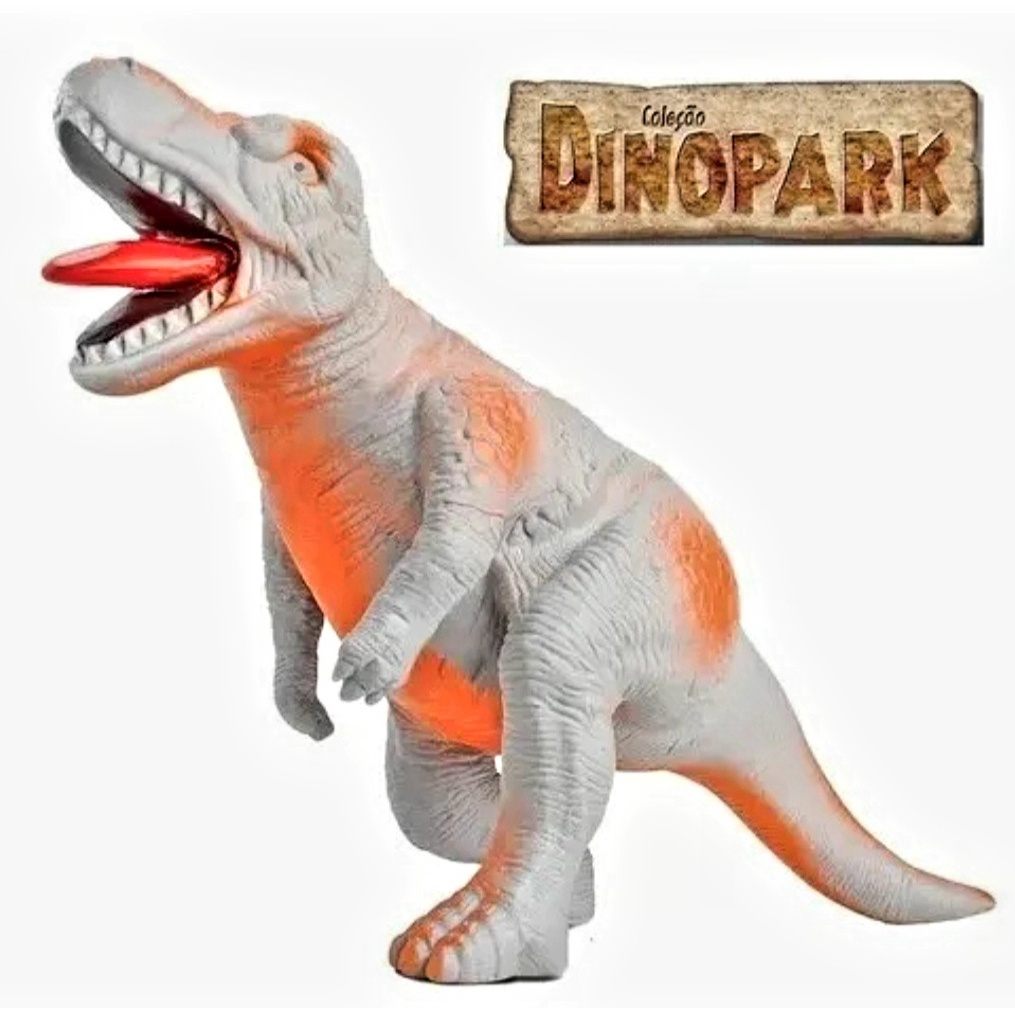 Brinquedo Dinossauro Tiranossauro T Rex Grande Vinil Real Bee Toys