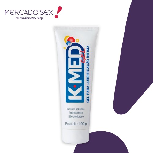 Lubrificante Kmed K Med 100g Gel Lubrificante Intimo Natural Neutro Sex