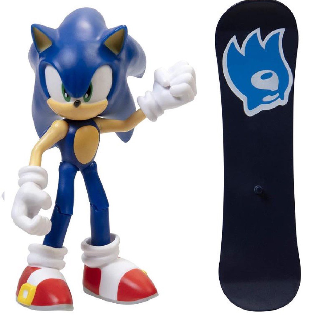 Boneco Sonic Articulado Prancha Snowboard Hedgehog Original Shopee Brasil