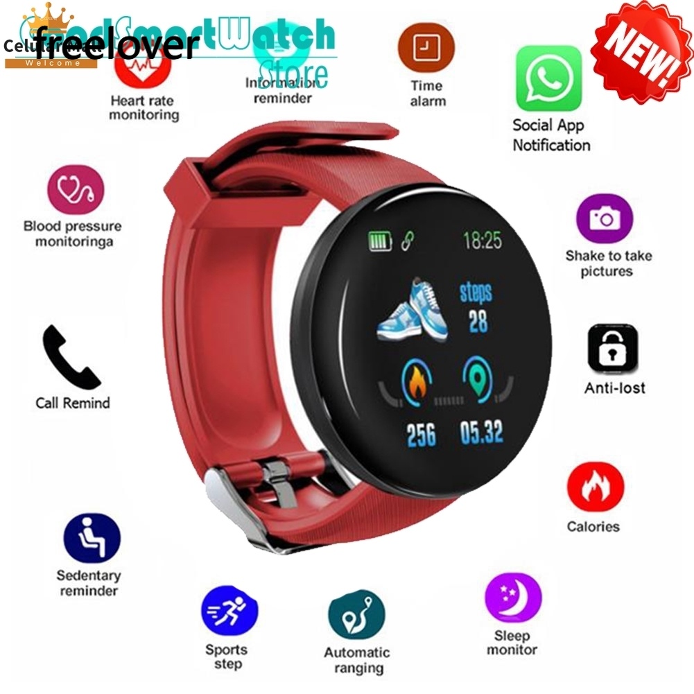 Smartwatch Smart Watch 20 Voucher Celubuy D18 Relógio Smart Pressão