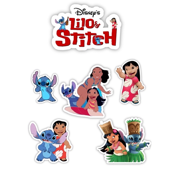 Topo De Bolo Lilo E Stitch Topper Personagens Shopee Brasil