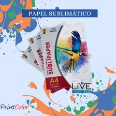 Papel Sublimático Live Sub Sublipaper A4 100 Folhas Shopee Brasil