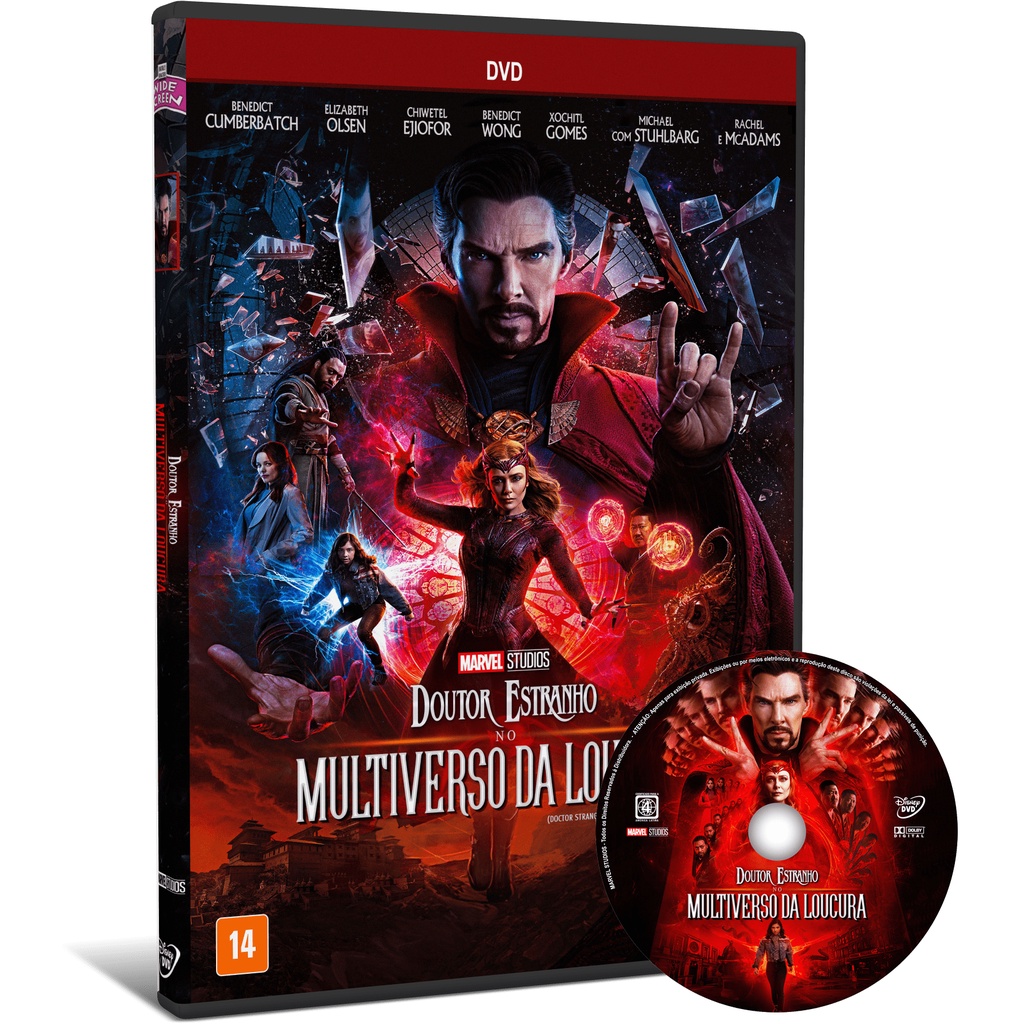 Dvd Filme Doutor Estranho No Multiverso Da Loucura Shopee Brasil