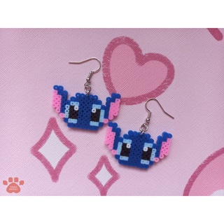 Brincos Stitch Perler Hama Beads Pixel Art Lilo Stitch Shopee Brasil