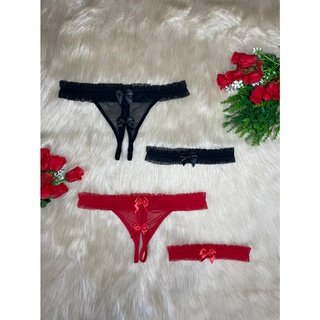 Calcinha Fio Dental Apressadinha Abertura Perneira Lingerie
