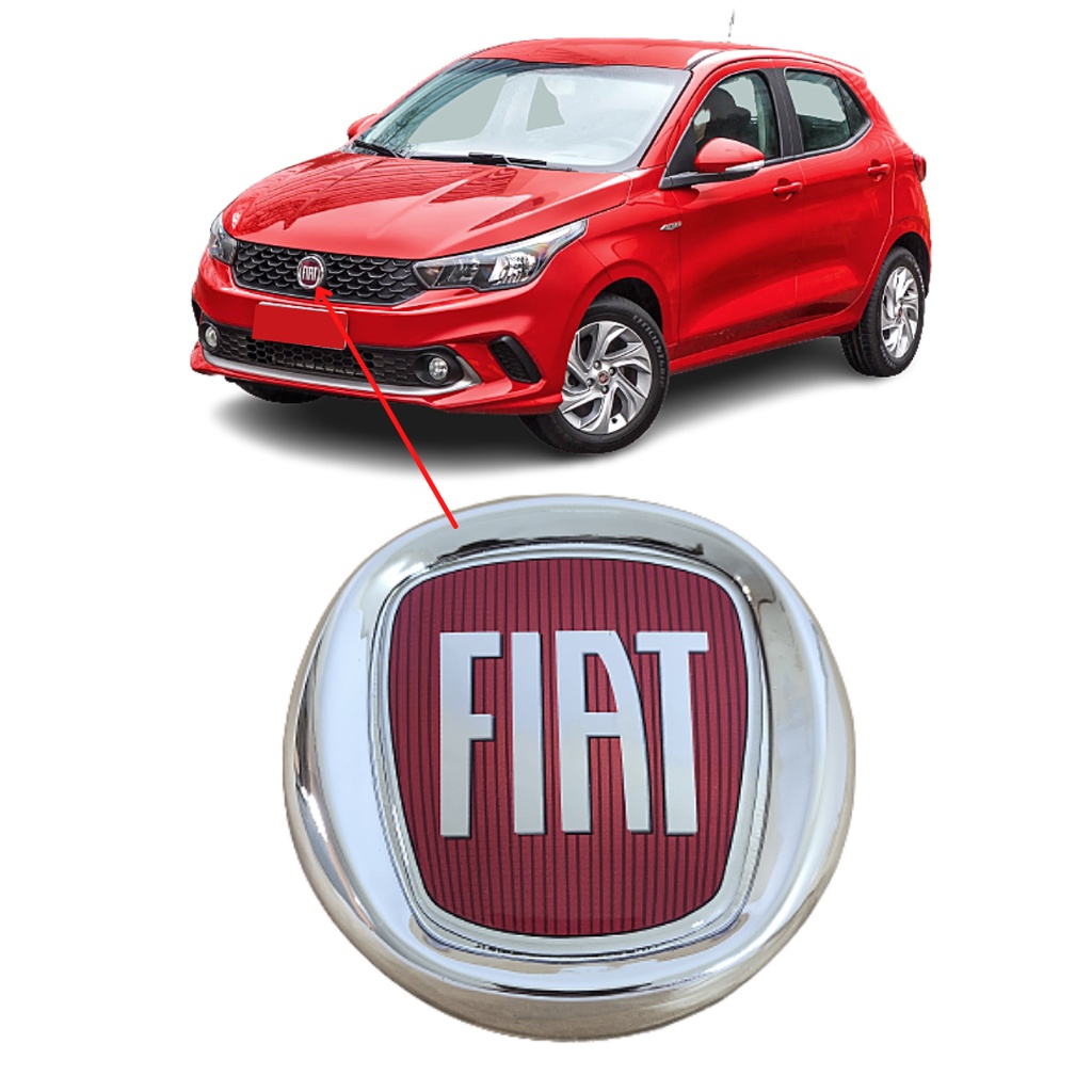 Emblema Logotipo Grade Dianteira Fiat Argo 10 Cm Ubicaciondepersonas