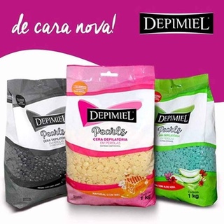 Cera Quente Depimiel Em Perolas Lama Negra G Shopee Brasil