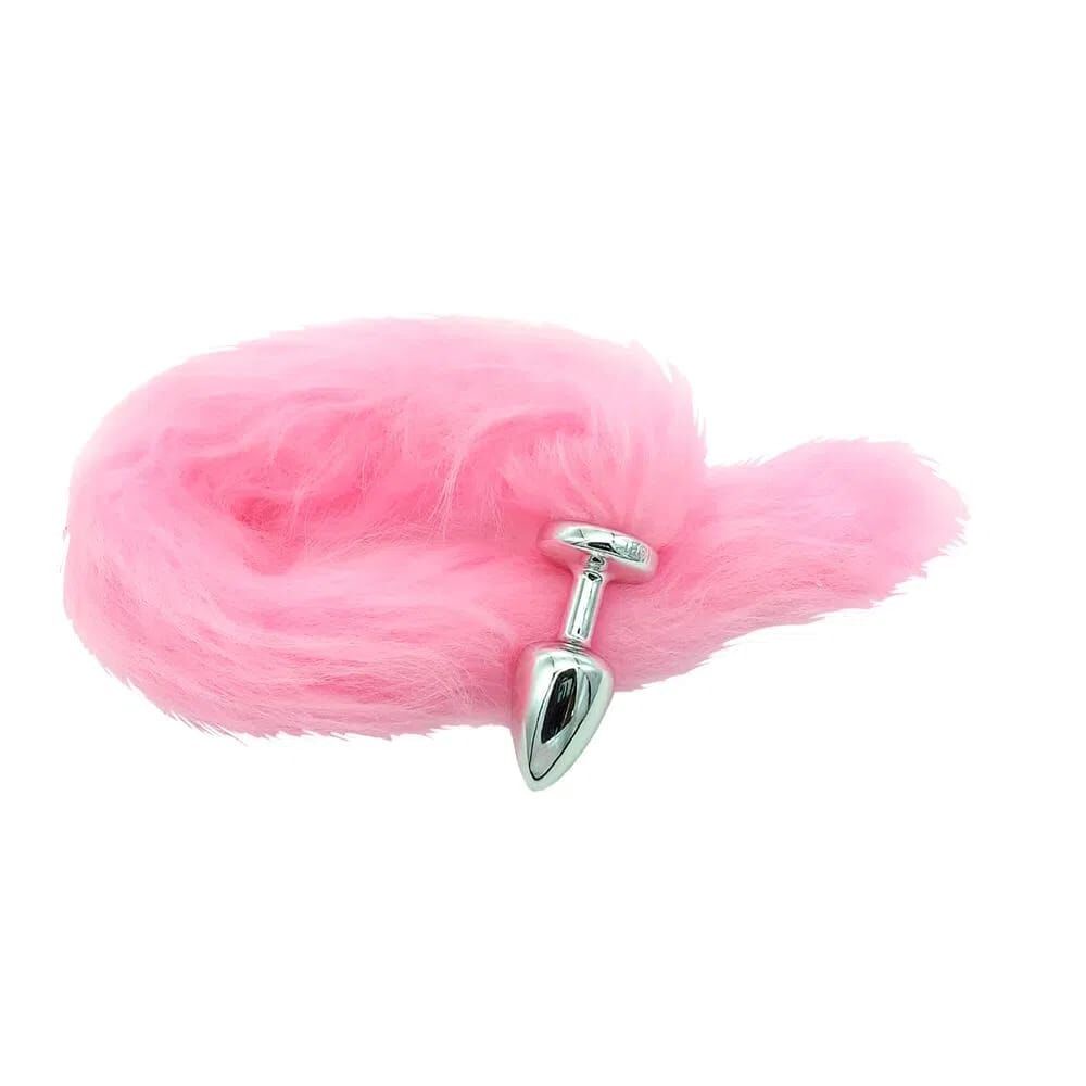 PLUG ANAL RABO ROSA LINHA LESS HARD Shopee Brasil