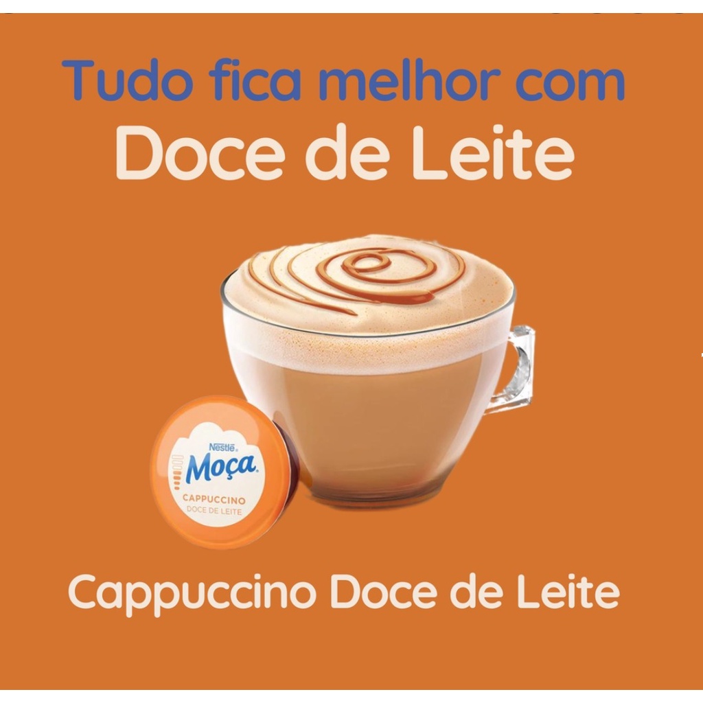 C Psulas Dolce Gusto Cappuccino Mo A Doce De Leite Shopee Brasil