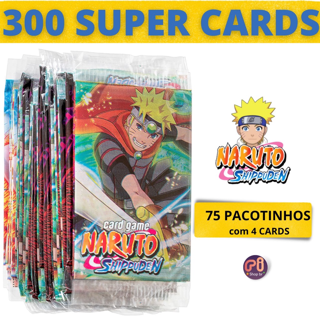 Cards Cartinhas Naruto Pacotinhos Shopee Brasil