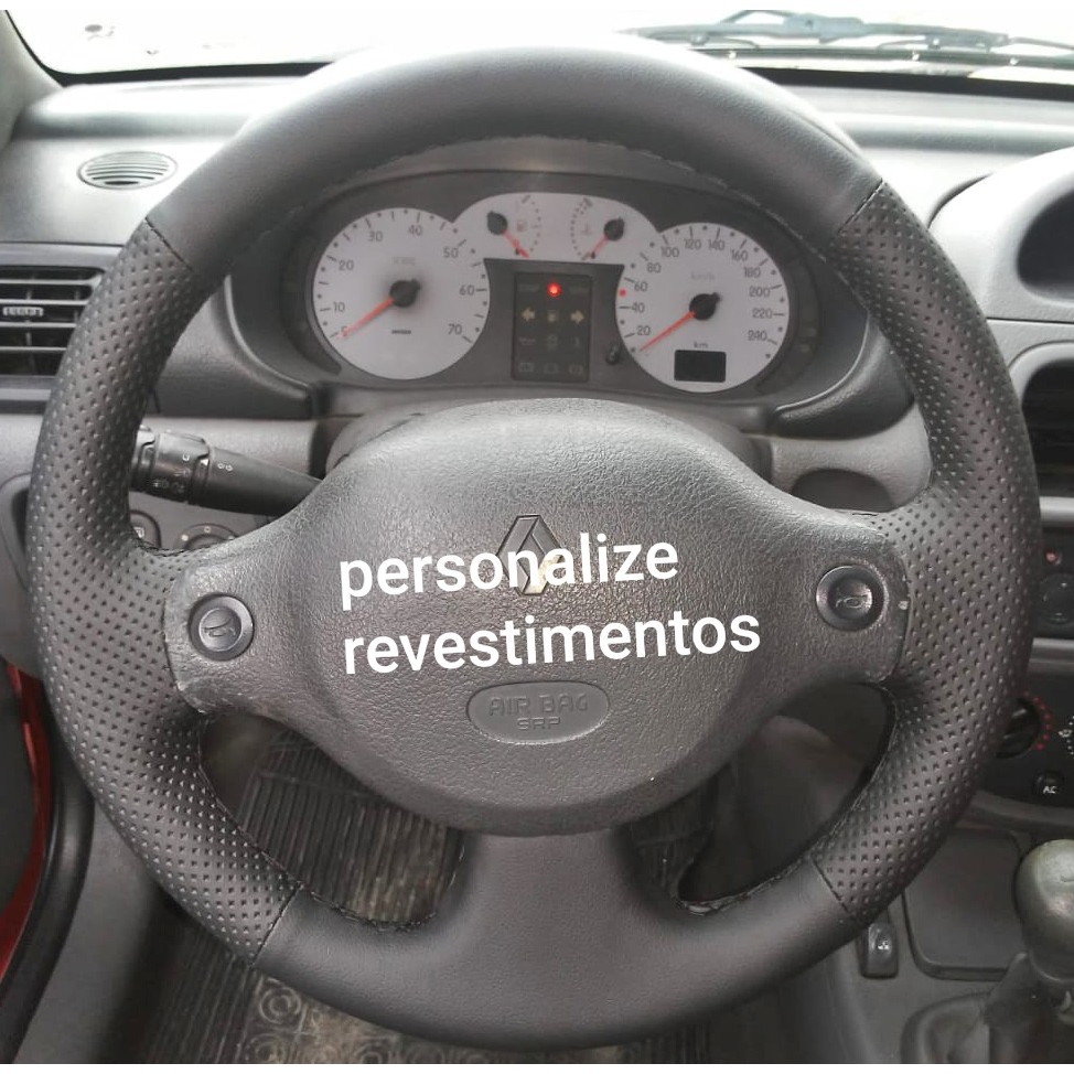 Capa De Volante Costurada Clio 99 Shopee Brasil