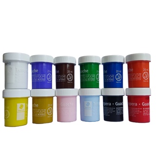 Tinta Tempera Guache Cores Staedtler Vidros De Ml Shopee Brasil