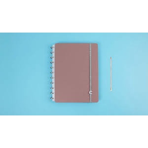 Caderno Inteligente Chic Nude Grande Shopee Brasil