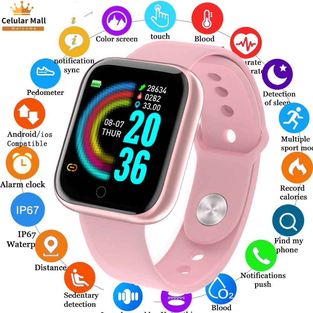 Smart Watch Esportivo Celubuy Y68 D20 Ip67 Prova D Gua Monitor De