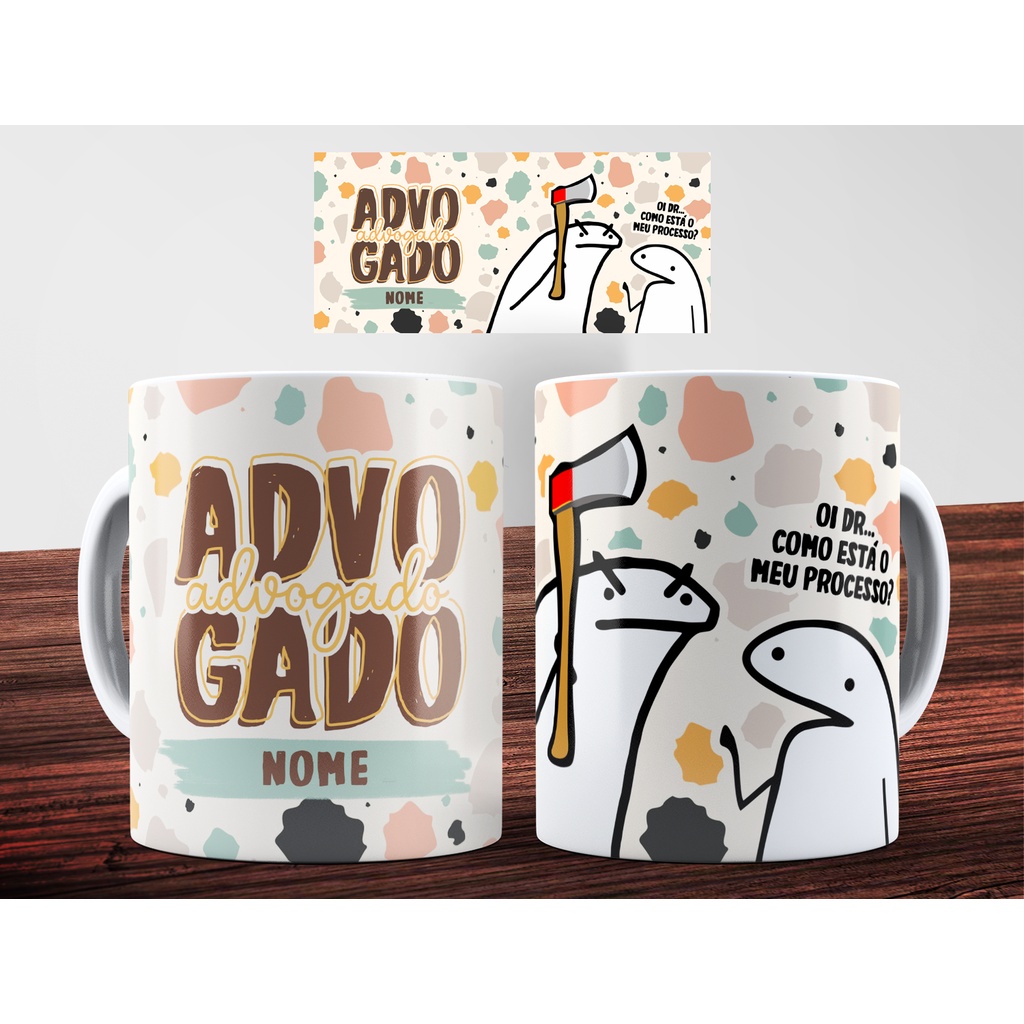 Caneca Personalizada De Advogado Flork Shopee Brasil