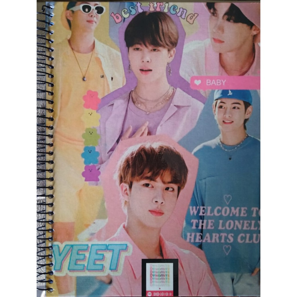 Caderno Personalizado Kpop BTS Shopee Brasil