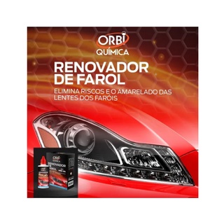 Renovador Limpador De Farol Limpa Tira Fosco Amarelado Ml Orbi