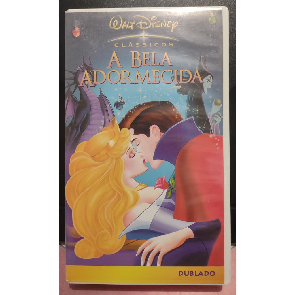 Fita Vhs A Bela Adormecida Disney Dublado Original Shopee Brasil