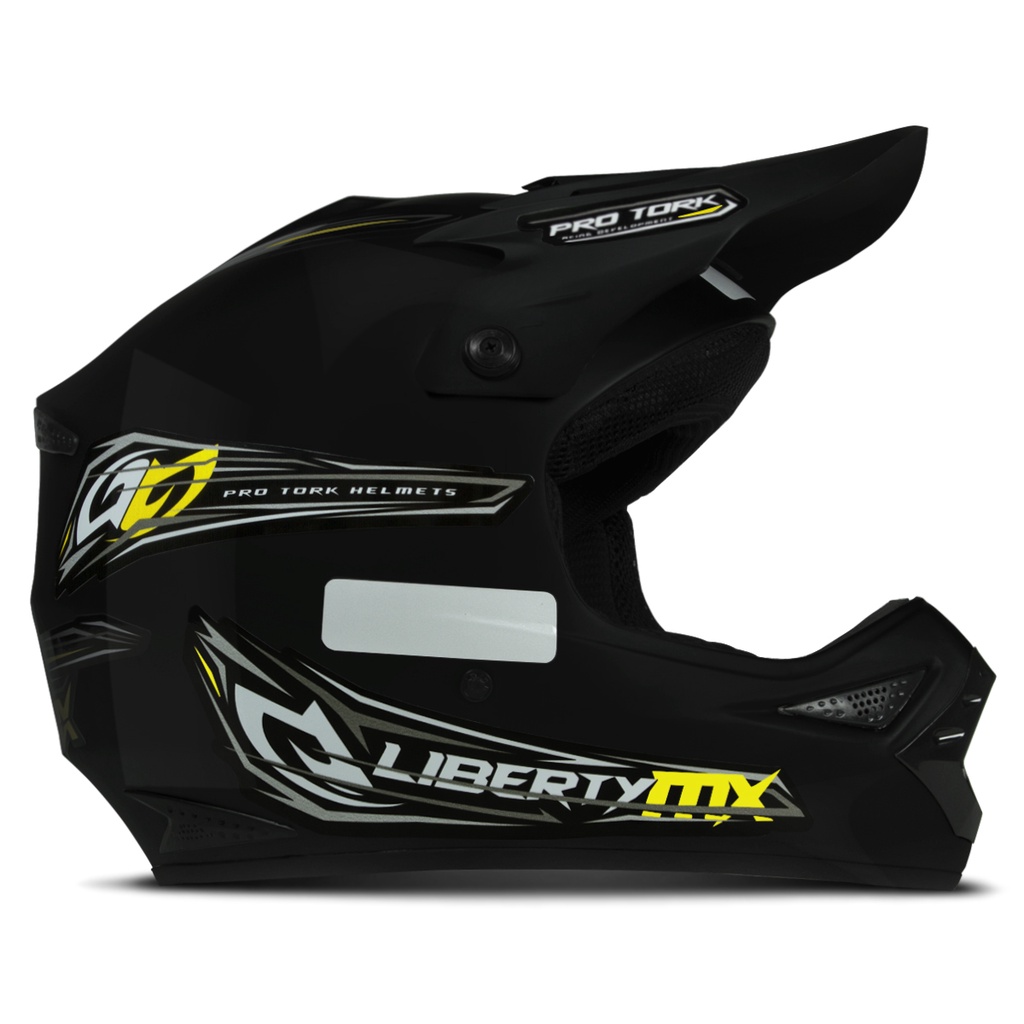 Capacete Fechado Trilha Motocross Protork Liberty Mx Pro Feminino