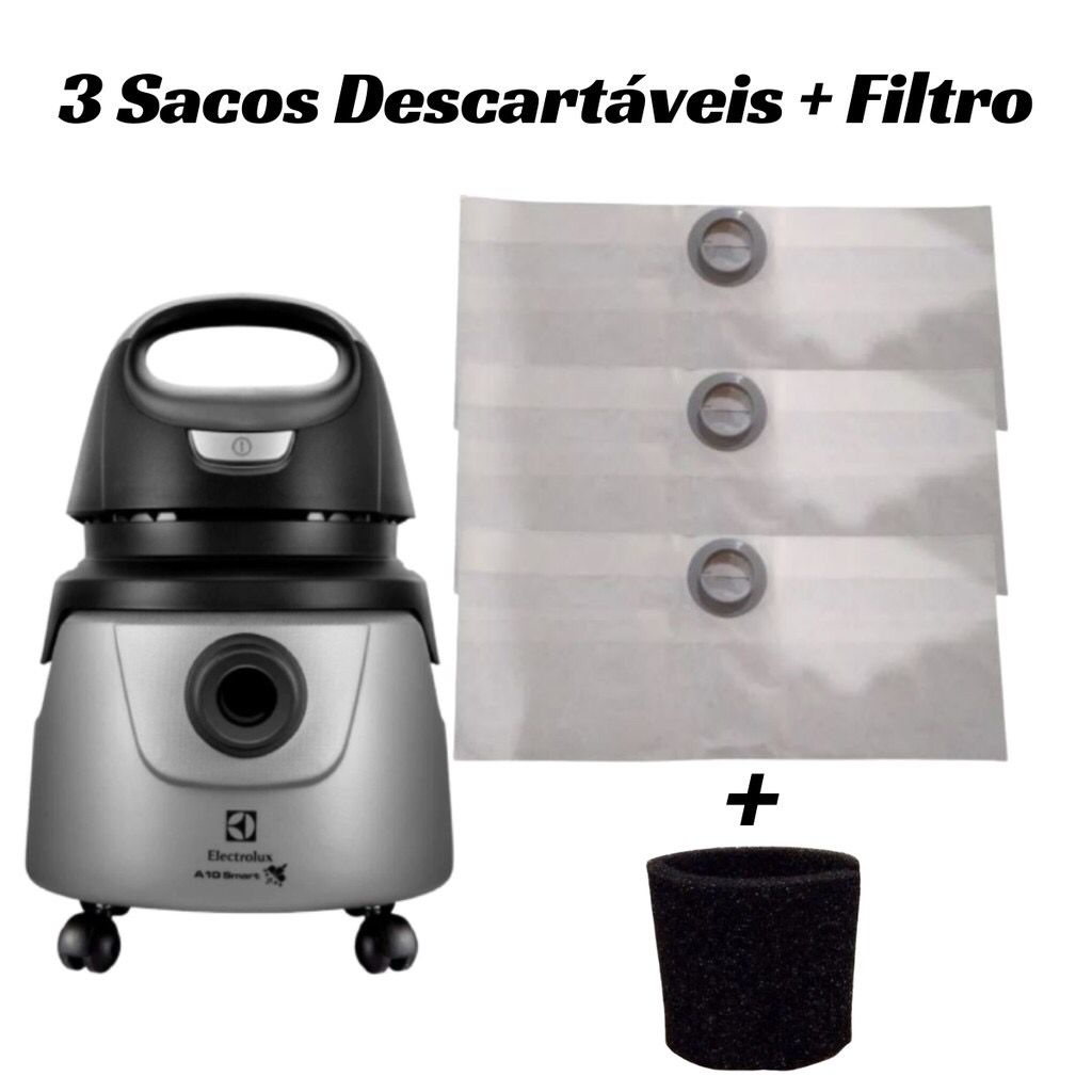 Sacos Aspirador Electrolux A Smart Mod A N Filtro Motor