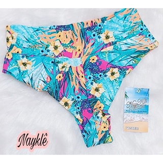 Calcinha De Biquíni Hot Paint Fio Duplo Cintura Alta Shopee Brasil