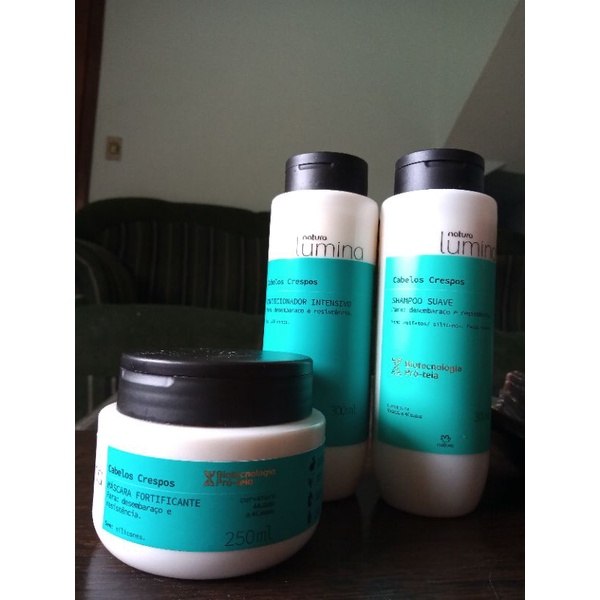 Kit Cabelos Crespos Natura Lumina Liberado Shopee Brasil