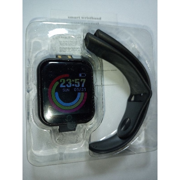 Smartwatch D Y Macaron Color Preto Shopee Brasil