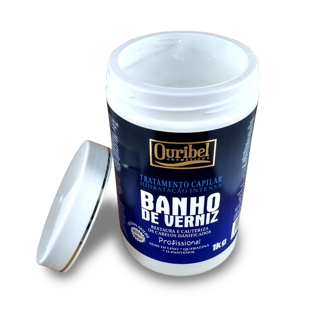 Tratamento Capilar Banho De Verniz Ouribel 1kg Shopee Brasil