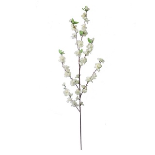 Kit C 4 Haste Flor Artificial Galho De Cerejeira 120cm Branco Shopee